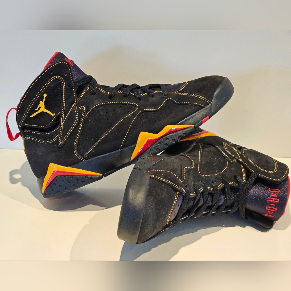Air Jordan 7 Black/Citrus size 13